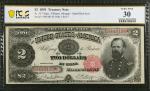 Fr. 357. 1891 $2 Treasury Note. PCGS Banknote Very Fine 30.