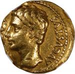 AUGUSTUS, 27 B.C.- A.D. 14. AV Aureus (7.56 gms), Uncertain Mint in Spain, possibly Emerita, 19-18 B