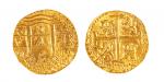 1712年秘鲁十字8埃斯库多金币一枚