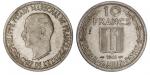 France. Vichy State. Pattern Essai 10 Francs DELANNOY, 1941. Aluminum. By Delannoy. Reeded edge. Pet