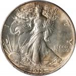 1918-D Walking Liberty Half Dollar. MS-64 (PCGS).