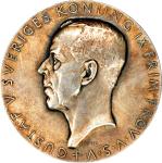 SWEDEN. Gustaf V/Masonic Silver Medal, 1927. ALMOST UNCIRCULATED.