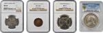 MIXED LOTS. Assorted Issues (4 Pieces), 1945-82. All NGC or PCGS Certified.