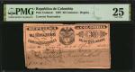 COLOMBIA. Republica de Colombia. 30 Centavos, 1897. P-Unlisted. PMG Very Fine 25.