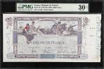 FRANCE. Banque de France. 5000 Francs, 1918 (ND 1938). P-76. PMG Very Fine 30 Net. Repaired.