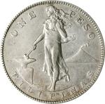 PHILIPPINES. Peso, 1911-S. San Francisco Mint. ANACS EF-45.