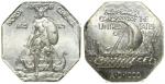 United States of America, 1825-1925, Norse centennial medal, Nordic warrior in front of longboat on 
