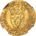 FRANCE / CAPÉTIENS Charles VI (1380-1422). Écu d’or à la couronne, 5e émission ND (1411-1419), Saint