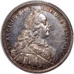 1746-CGL德国哈尔地区1/2泰勒银币，发行仅700枚，PCGS MS61，仅此一枚经PCGS评级，#80720554