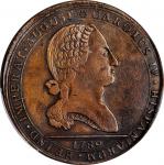 CHILE. Bronze Proclamation Medal, 1789. Charles IV. PCGS AU-53 Gold Shield.