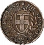 1651年英国联邦1 先令银样币。伦敦铸币厂。GREAT BRITAIN. Commonwealth. Silver Shilling Pattern, 1651. London Mint; mm: 