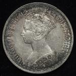 GREAT BRITAIN Victoria ヴィクトリア(1837~1901) Florin 1875 VF