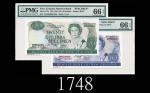 1981-92年新西兰储备银行10元、20元样票，两枚EPQ66佳品1981-92 Reserve Bank of New Zealand $10 & $20 Specimens, s/ns NPR 