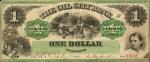 Oil City, Pennsylvania. Oil City Bank. Sept. 15, 1864. $1. Very Fine.
