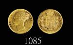 1881M年澳洲维多利亚金币1镑，年青头像 - 盾徽，0.2353盎司纯金，墨尔本铸币厂1881M Australia Victoria Gold Sovereign, young head - sh
