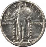 1924-S Standing Liberty Quarter. AU Details--Cleaned (PCGS).