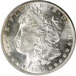 1890-S Morgan Silver Dollar. MS-64+ (PCGS).
