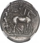 GRÈCE ANTIQUESicile, Syracuse, Hiéron Ier (477-466 av. J.-C.). Tétradrachme ND (c.475-470 av. J.-C.)