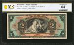 HONDURAS. Banco Atlantida. 1 Lempira, 1932. P-S121b. PCGS Banknote Choice Uncirculated 64 PPQ.