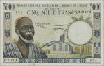 WEST AFRICAN STATES. Banque Centrale des Etats de lAfrique de lOuest. 5000 Francs, ND. P-104Ai. Very