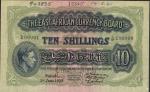 East African Currency Board, a printers archival specimen 10 Shillings, 1 June 1939, serial number L