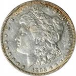 1893 Morgan Silver Dollar. VAM-4. Top 100 Variety. Doubled Die Obverse, Doubled Stars. AU-53 (ANACS)