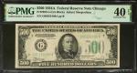 Fr. 2202-G. 1934A $500  Federal Reserve Note. Chicago. PMG Extremely Fine 40 EPQ.