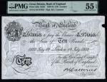 Bank of England, Basil Gage Catterns, £10, London, 18 July 1932, serial number K/110 97058, black an