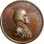 1800 Hero of Freedom Medal. Musante GW-81, Baker-79B(BA?). Bronze. Plain edge. MS-63 BN (PCGS).