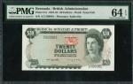 BERMUDA, Bermuda Monetary Authority, $20, 2 January 1981, serial number A/2 500001, signatures Yearw