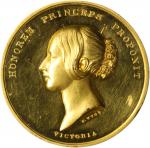 GREAT BRITAIN. Winchester College Gold Prize Medal, 1846. Victoria. UNCIRCULATED DETAILS -- Scratche