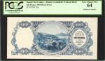 DANISH WEST INDIES. Dansk Vestindiske National Bank. 100 Francs, 1905. P-20p. Face & Back Proofs.