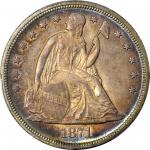 1871 Liberty Seated Silver Dollar. OC-11. Rarity-2. MS-65+ (PCGS).
