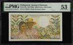 MADAGASCAR. Institut dEmission Malgache. 1000 Francs = 200 Ariary, ND (1966). P-59a. PMG About Uncir