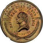 1876 National Independence - Brooklyn Sunday School Medal. By George Hampden Lovett. Musante GW-873,