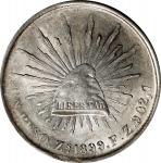 MEXICO. Peso, 1899-Zs FZ. Zacatecas Mint. PCGS MS-61.