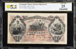 GUATEMALA. Banco Agricola Hipotecario. 1 Peso, 1896. P-S101a. PCGS Banknote Very Fine 25.