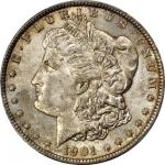 1901 Morgan Silver Dollar. MS-63 (PCGS).