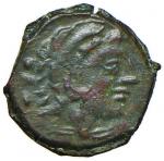Roman coins Republic;Caecilia - Quadrante (128 a.C.) Testa di Ercole a d. - R/ Prua a d. - Cr. 262/4