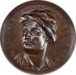 1777 B. Franklin of Philadelphia Medal. Betts-547. Copper, 45 mm. MS-62 BN (PCGS).