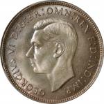 AUSTRALIA. Florin, 1938-(M). Melbourne Mint. George VI. PCGS MS-65.