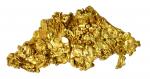 Natural Gold Specimen. Approximately 46 mm x 22 mm x 3 mm. 20.61 grams (0.66 Troy Ounces).