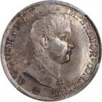MEXICO. Augustin I Iturbide Silver Proclamation Medal, 1823. PCGS MS-63 Gold Shield.