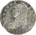 1833 Capped Bust Half Dollar. O-106. Rarity-2. MS-61 (NGC).
