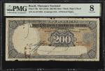 BRAZIL. Thesouro Nacional. 200 Mil Reis, ND (1916). P-78b. PMG Very Good 8.