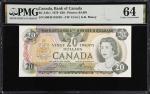 CANADA. Bank of Canada. 20 Dollars, 1979. BC-54b-i. PMG Choice Uncirculated 64.