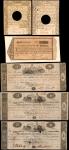 Lot of (9) Miscellaneous Currency notes. Lot includes Obsoletes, Lottery Tickets, Colonials, and Rec