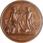 1776 (1876) United States Diplomatic Medal. U.S. Mint Copy Dies. Bronze. 67.9 mm. 144.5 grams. Julia