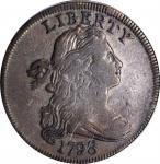 1798 Draped Bust Cent. S-145. Rarity-3. Style I Hair. VF-30 (PCGS).