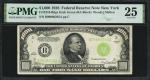 1928年1000美元纽约 PMG VF 25 1928 $1000 Federal Reserve Note